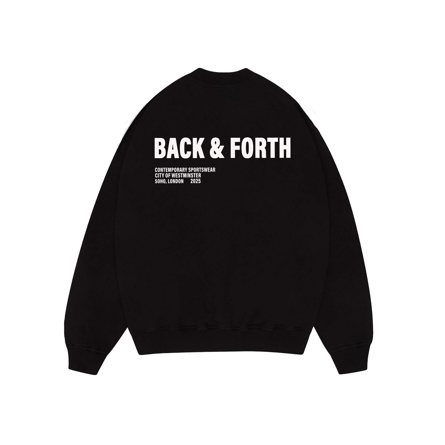 BLACK SWEATSHIRT