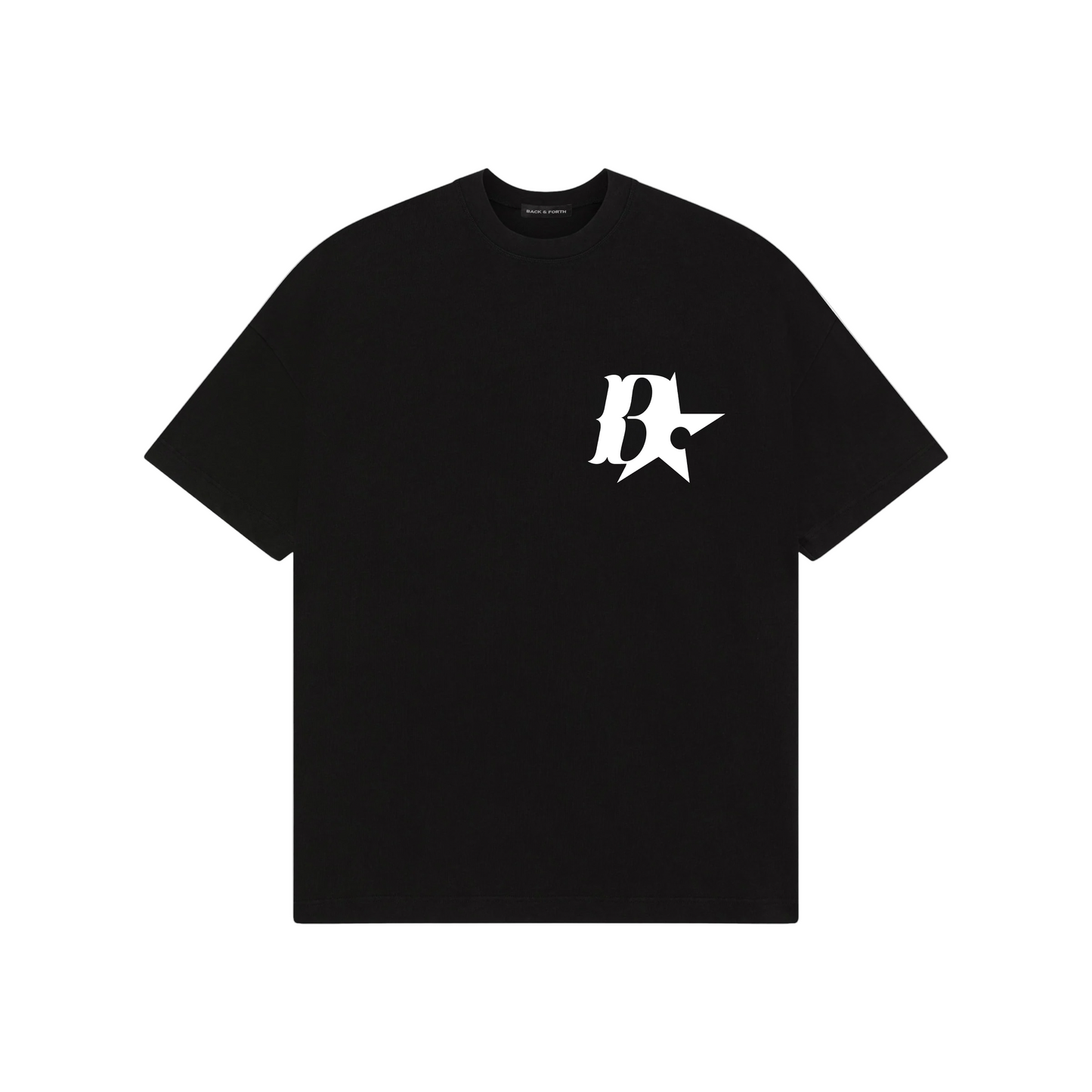 BLACK LOGO TEE