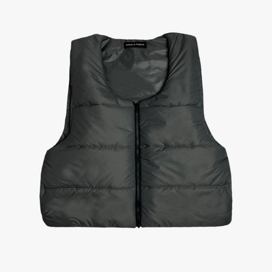 CROPPED PUFFER GILET