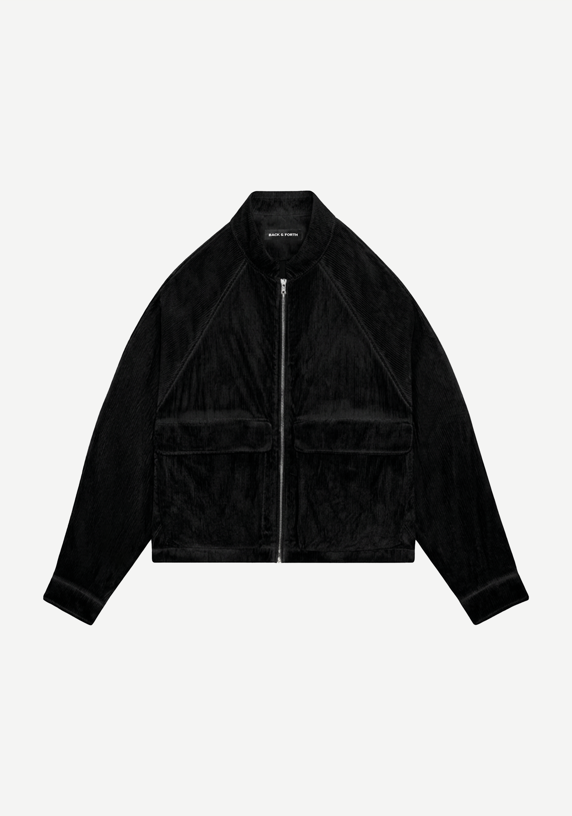 Black jacket on a white background