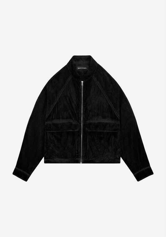 Black jacket on a white background