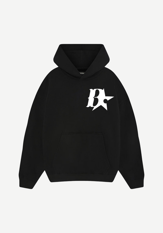 Oversized back & forth hoodie