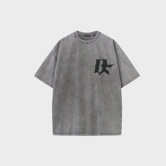 Grey washed t shirt