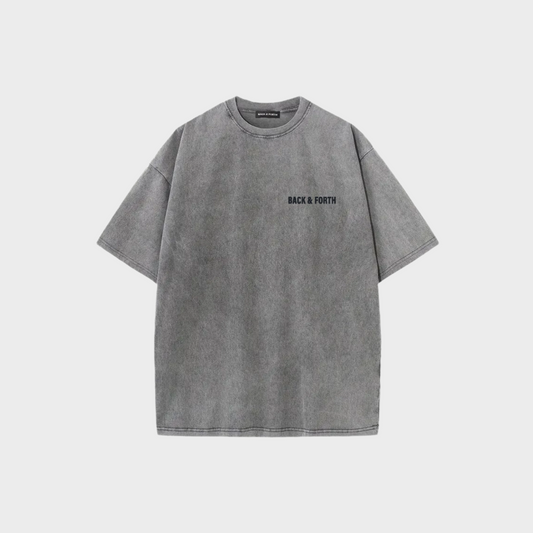 Grey washed  B&F logo