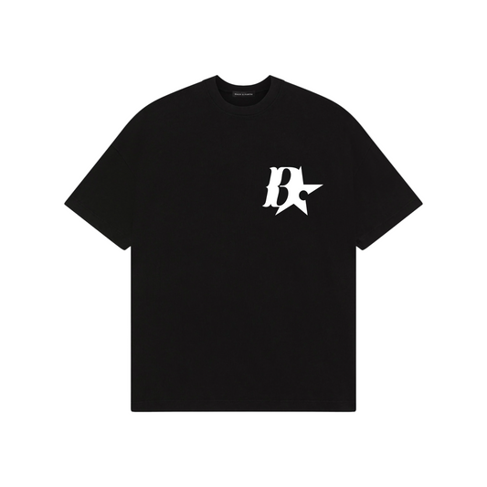 BLACK LOGO TEE
